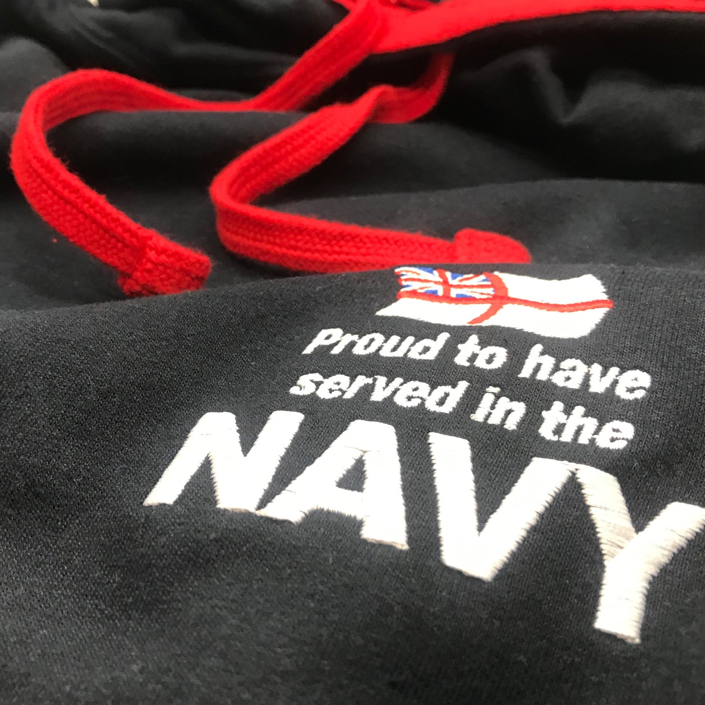 Navy Contrast Hoodie