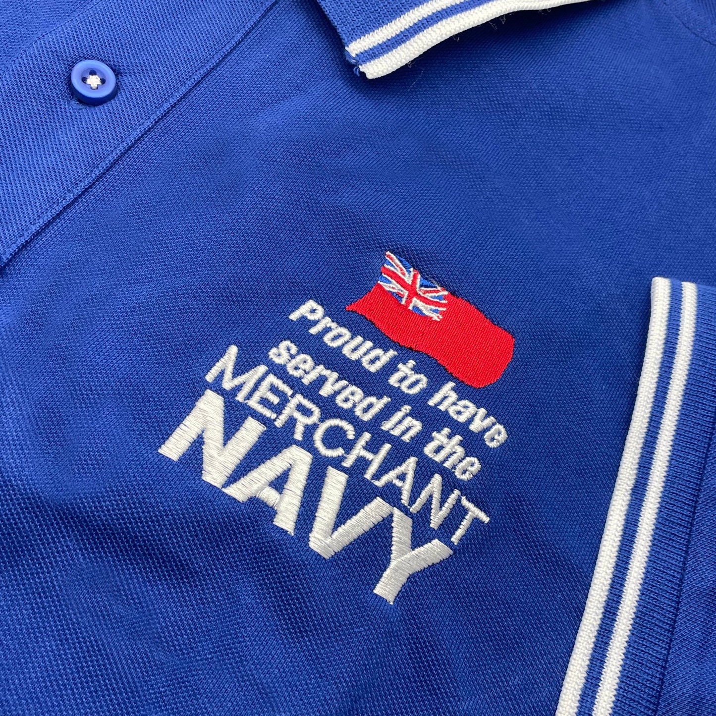Merchant Navy Embroidered Polo Shirt