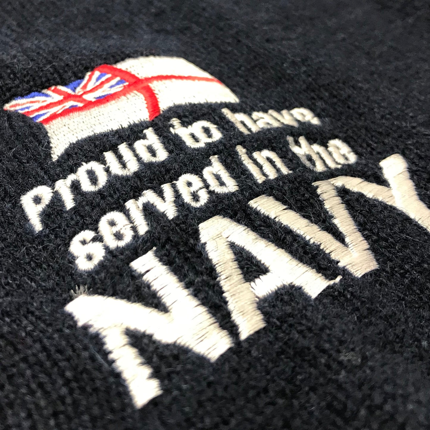 Proud to Have Served in The Navy V-Neck Jumper