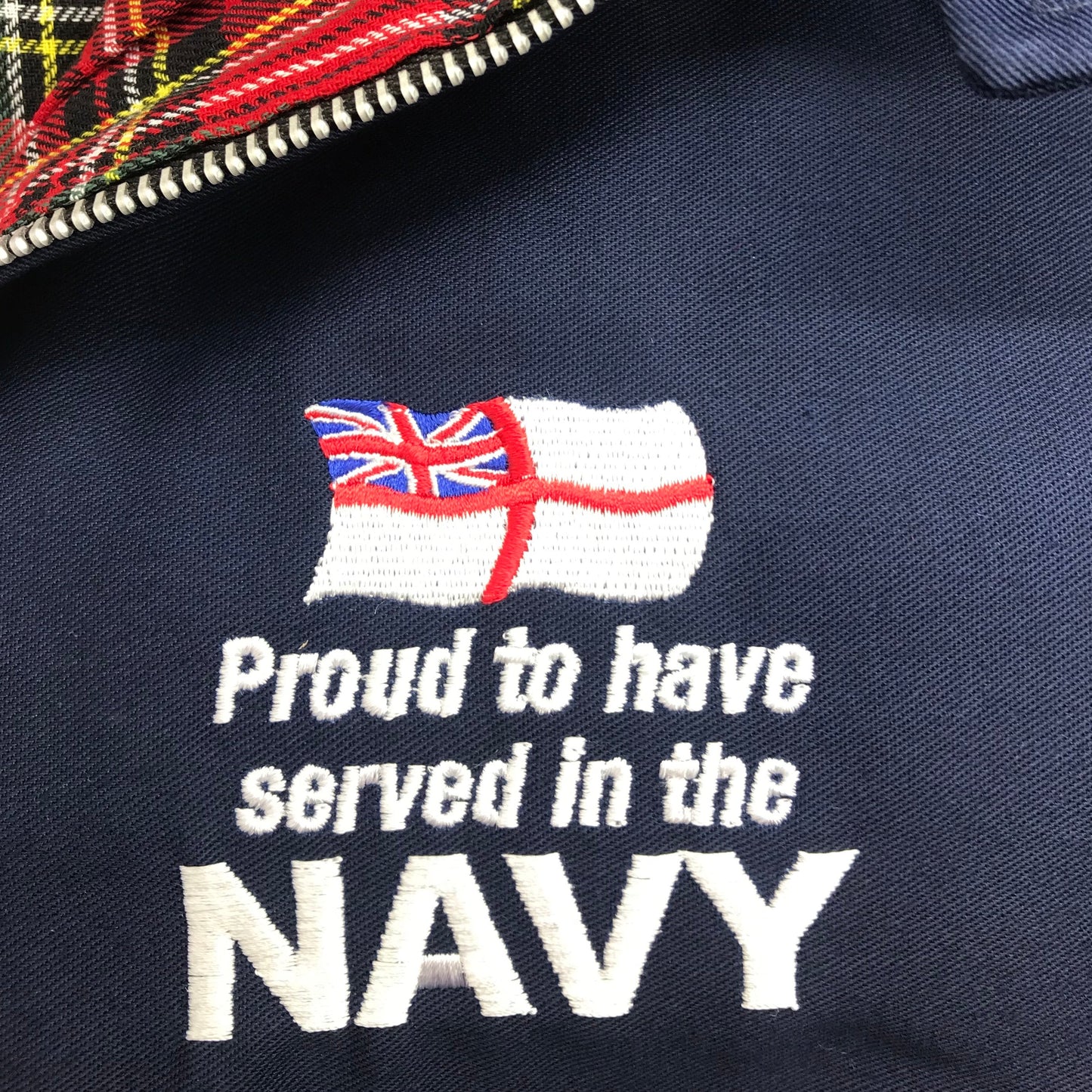 Navy Harrington Jacket