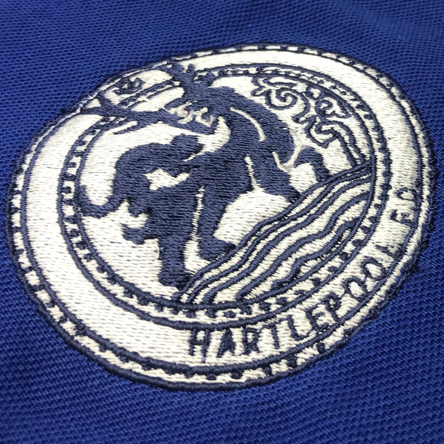 Hartlepool Football Polo Shirt Embroidered Tipped 1879