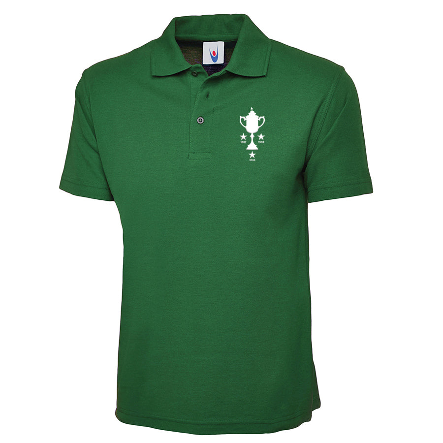 Retro Hibs Cup Winners Polo Shirt