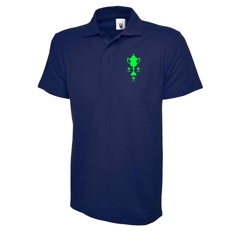 Retro Hibs Cup Winners Polo Shirt