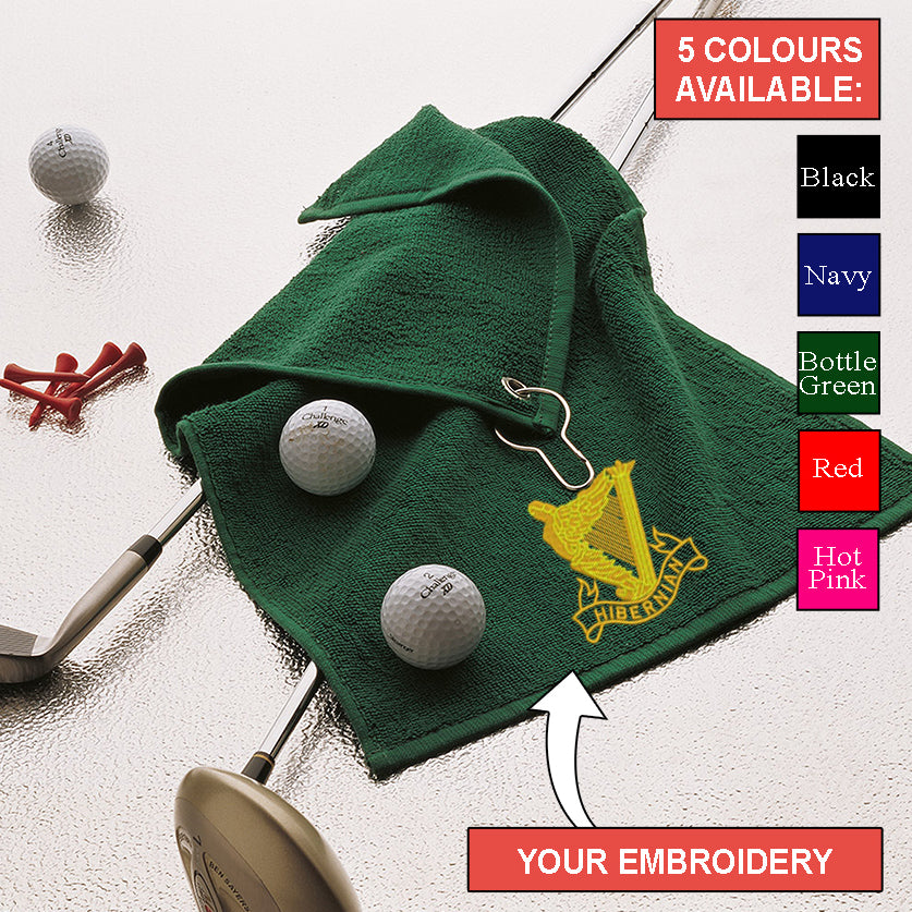 Retro Hibs 1900s Golf Towel
