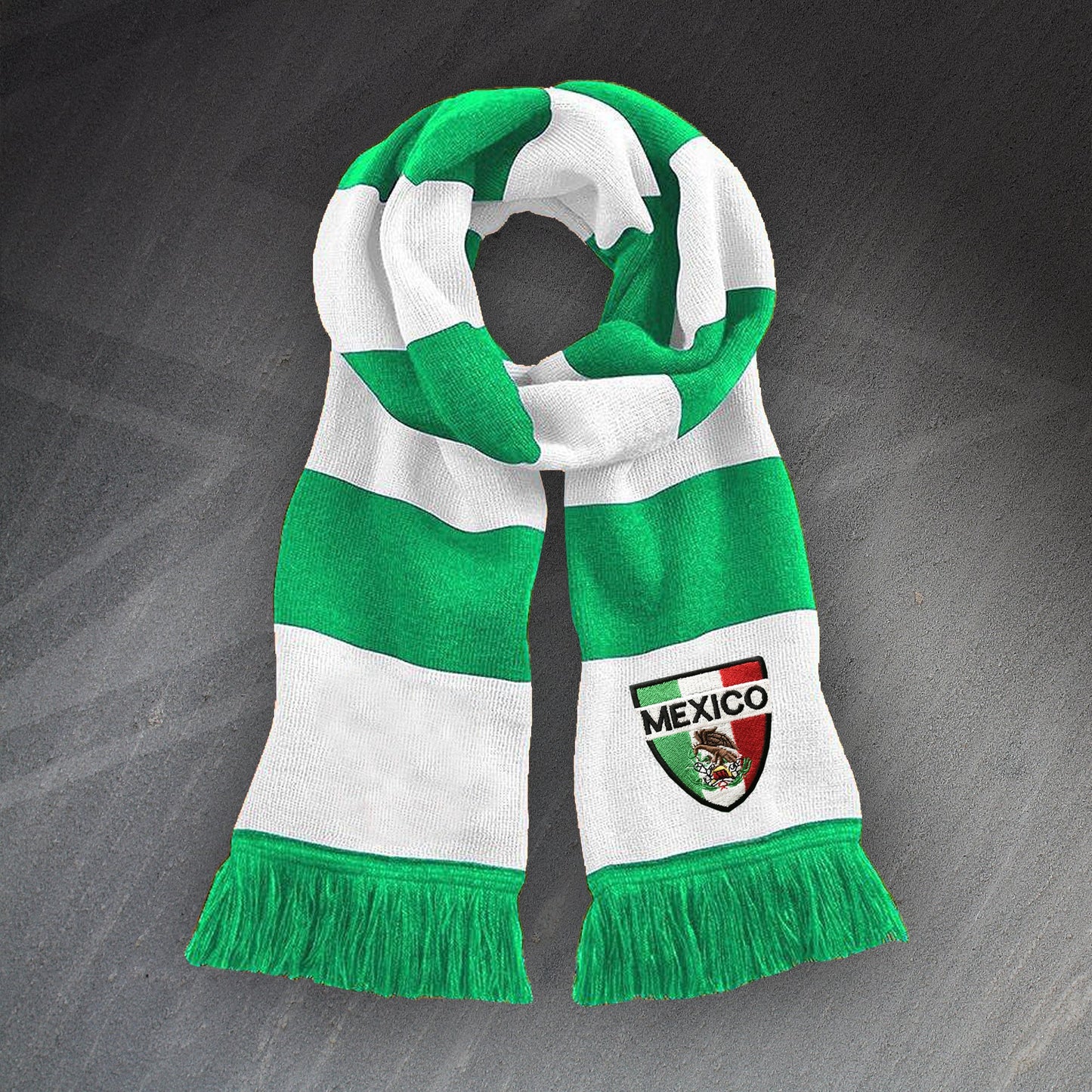 Retro Mexico Football Scarf