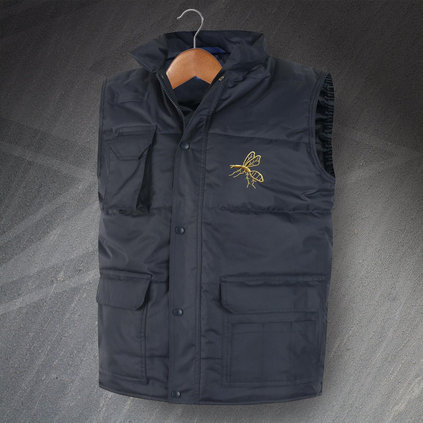Retro Wasps 1867 Embroidered Super Pro Bodywarmer