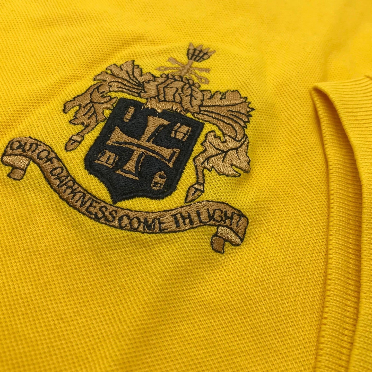 Retro Wolves Football Polo Shirt