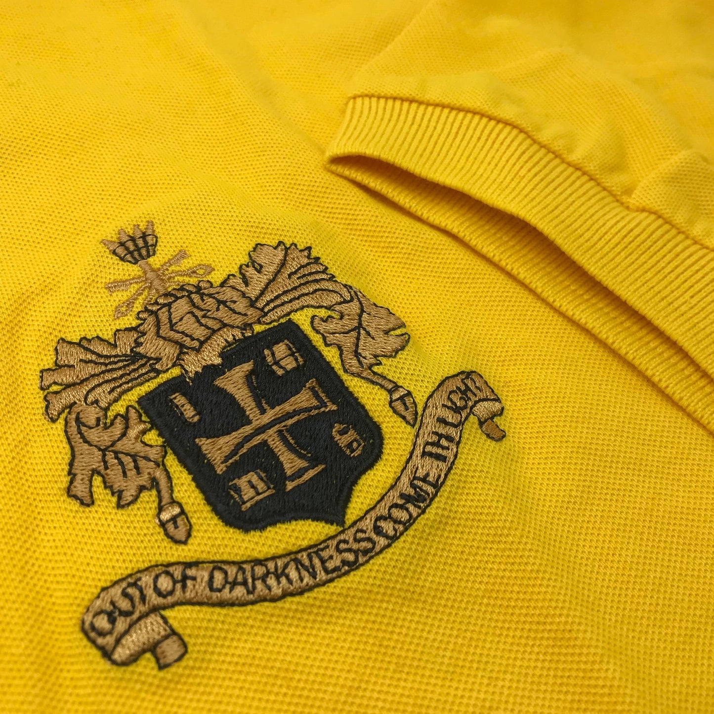 Retro Wolves Football Polo Shirt