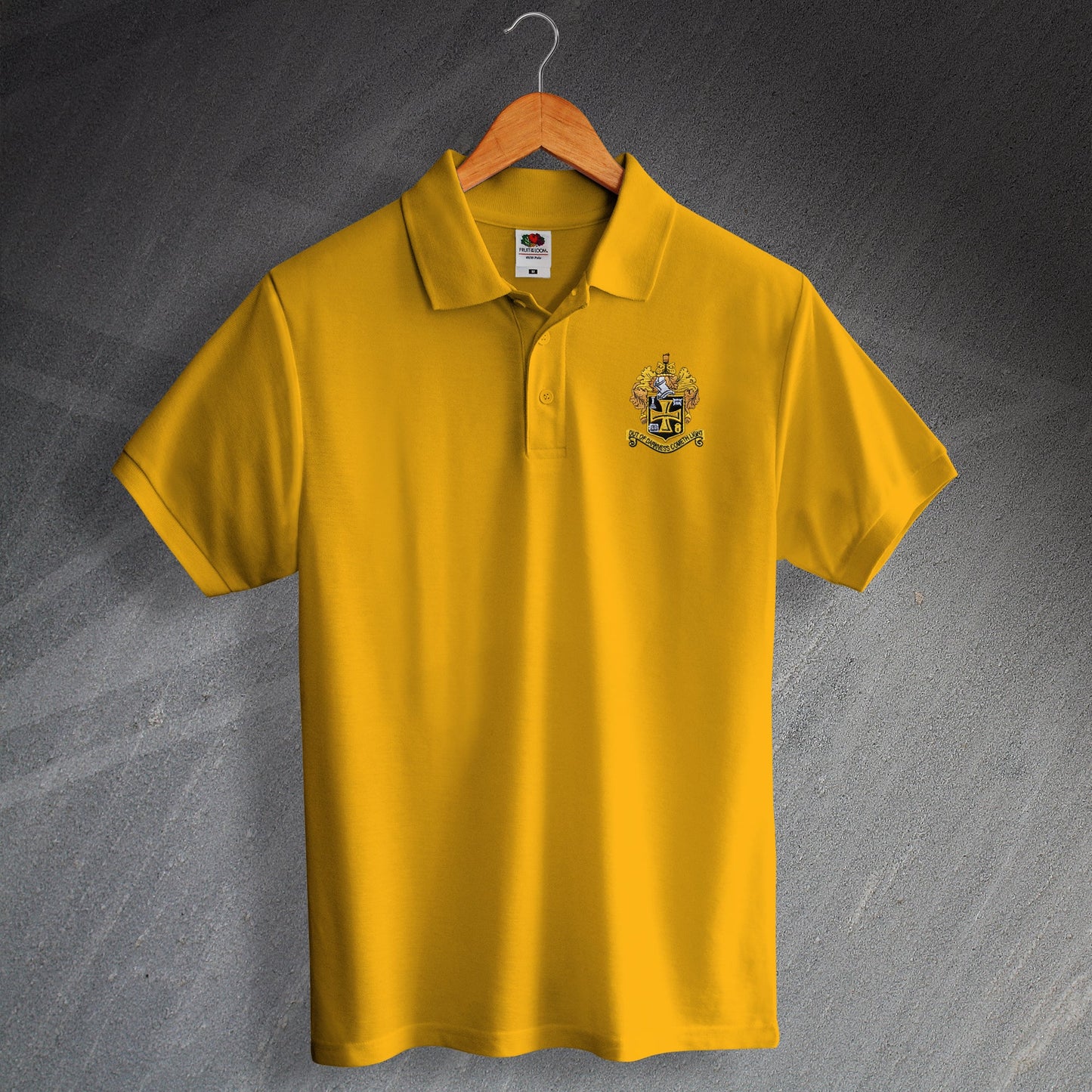 Retro Wolves Football Polo Shirt