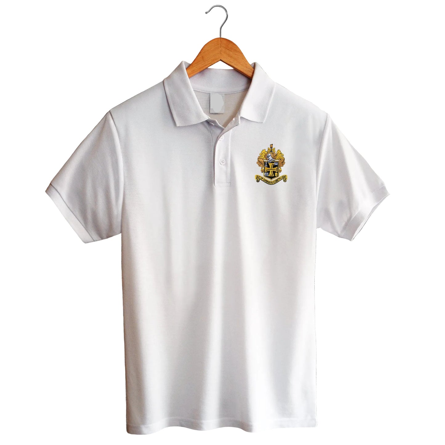 Retro Wolves Football Polo Shirt