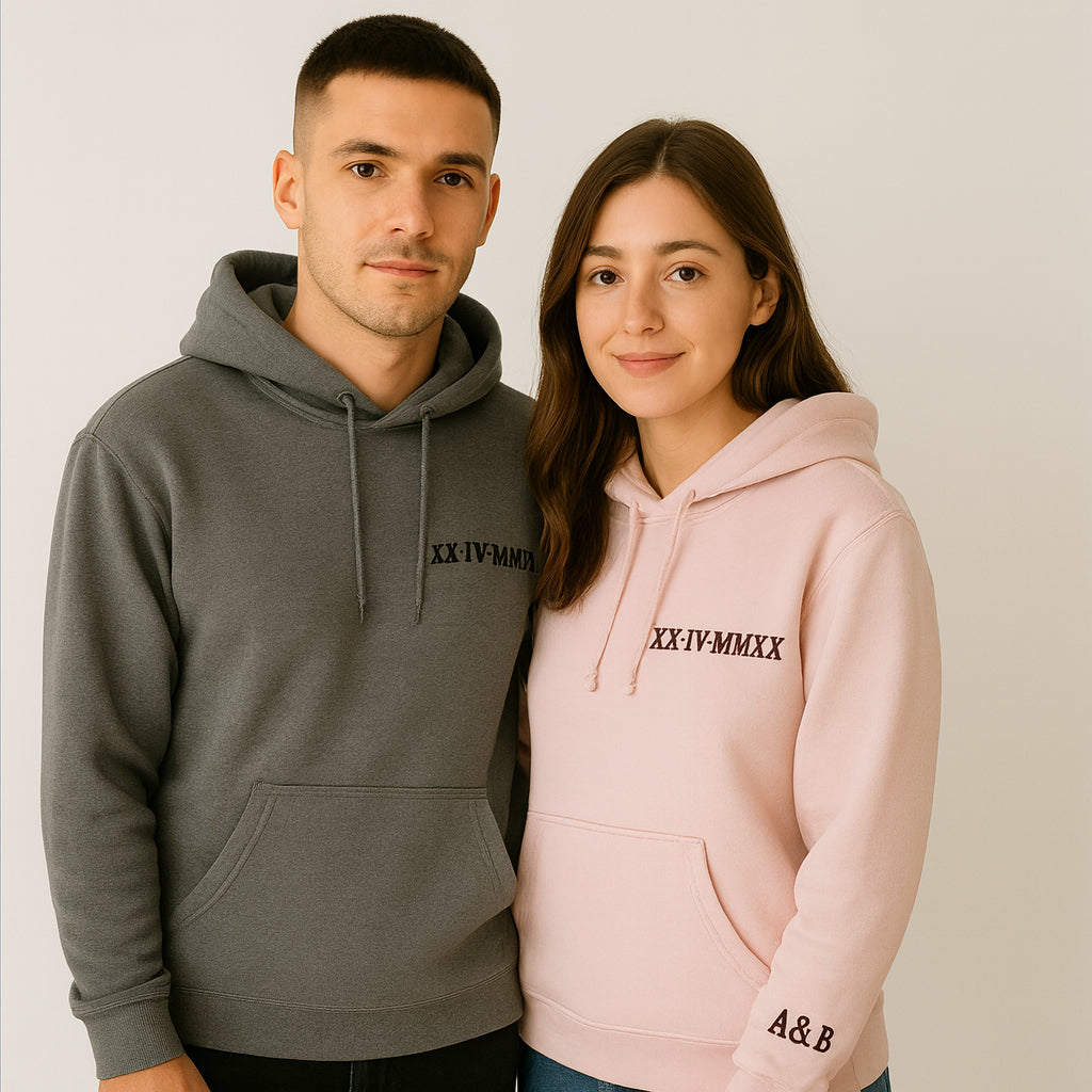 Custom Roman Numeral Hoodie