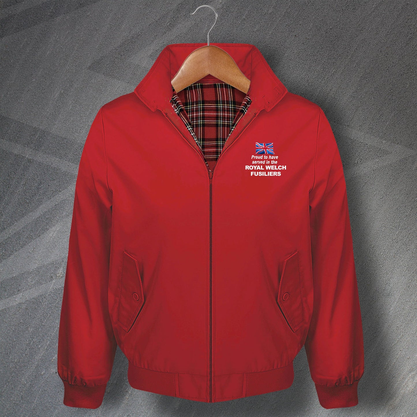 Royal Welch Fusiliers Harrington Jacket