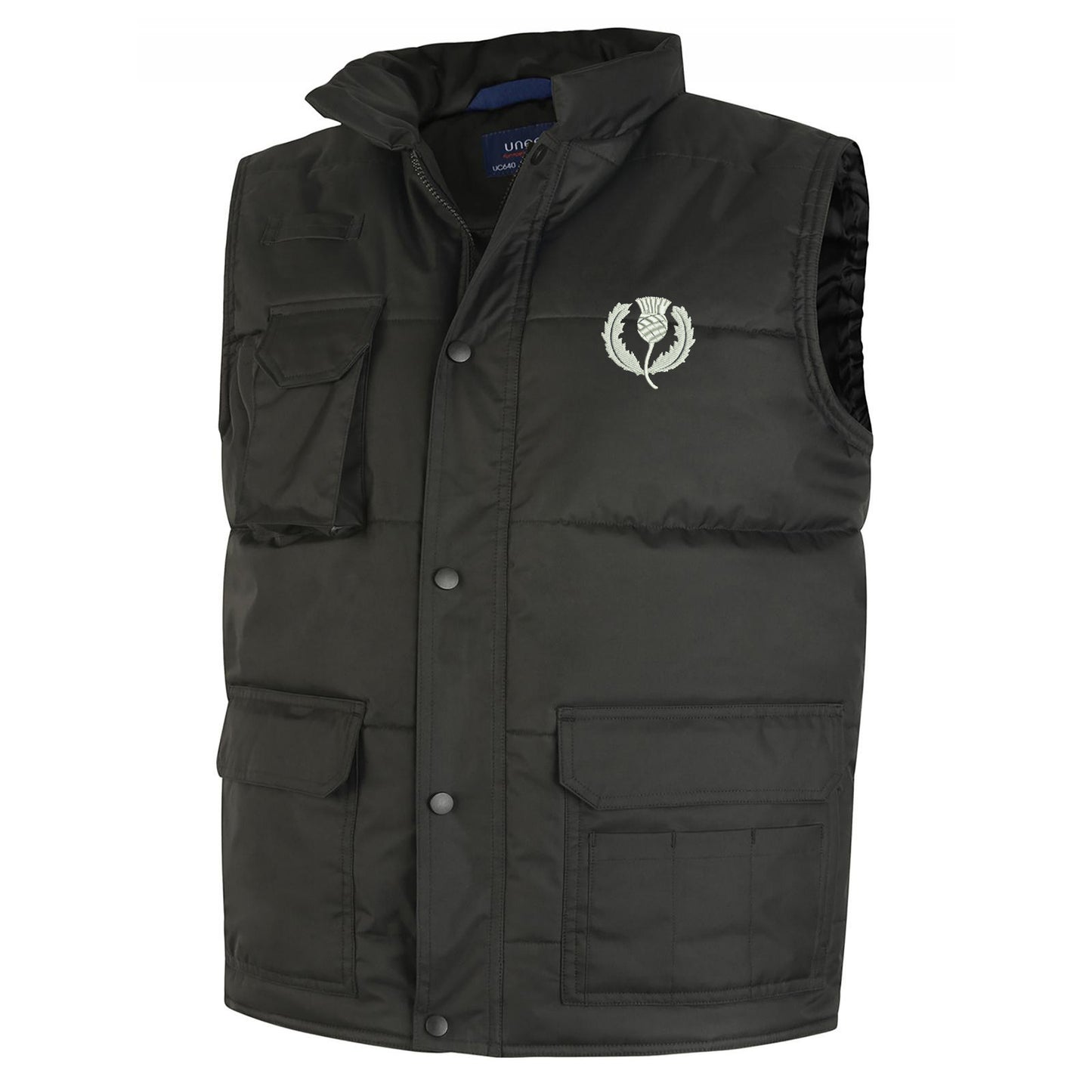 Retro Scotland Rugby 1925 Embroidered Super Pro Body Warmer