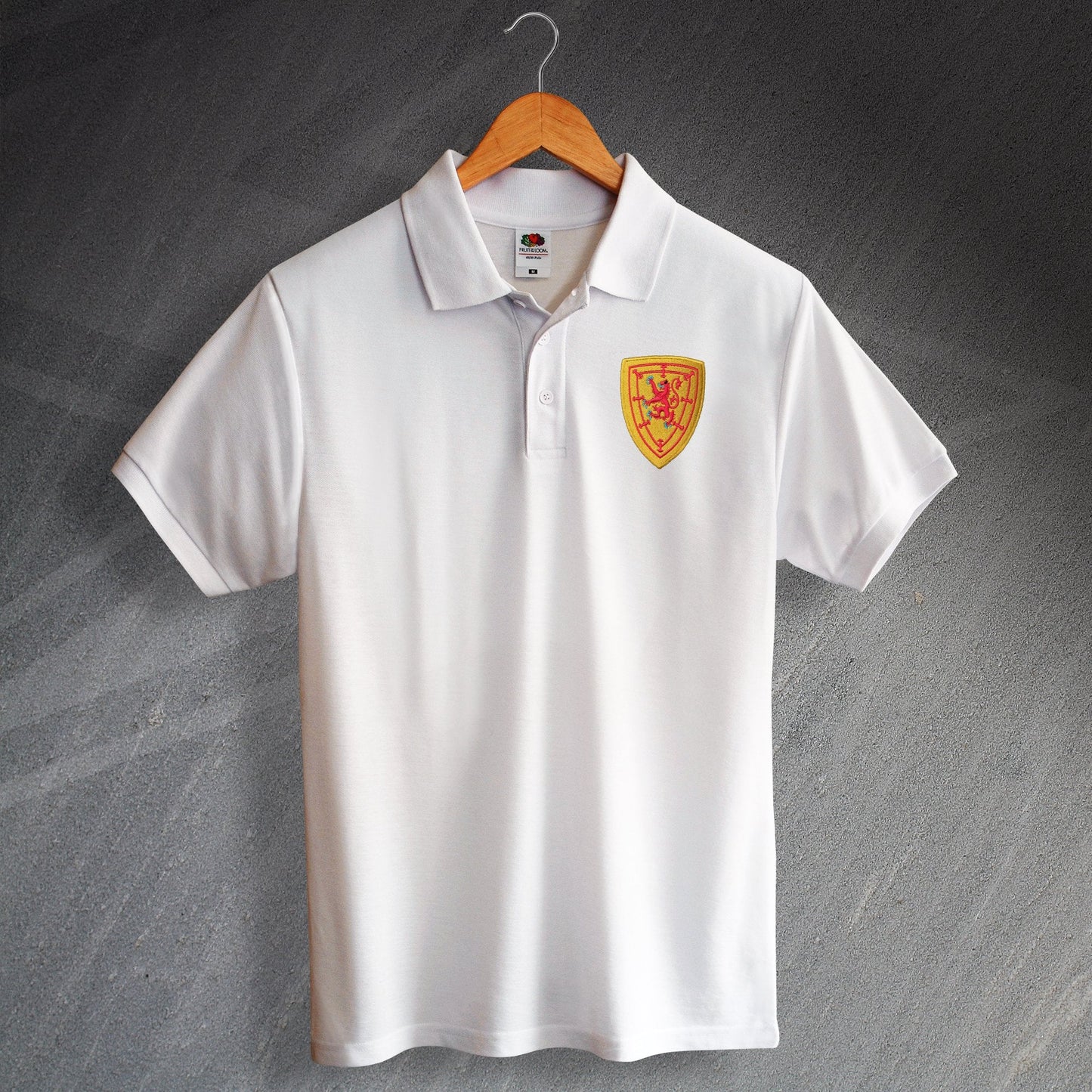 Retro Scotland Football Polo Shirt