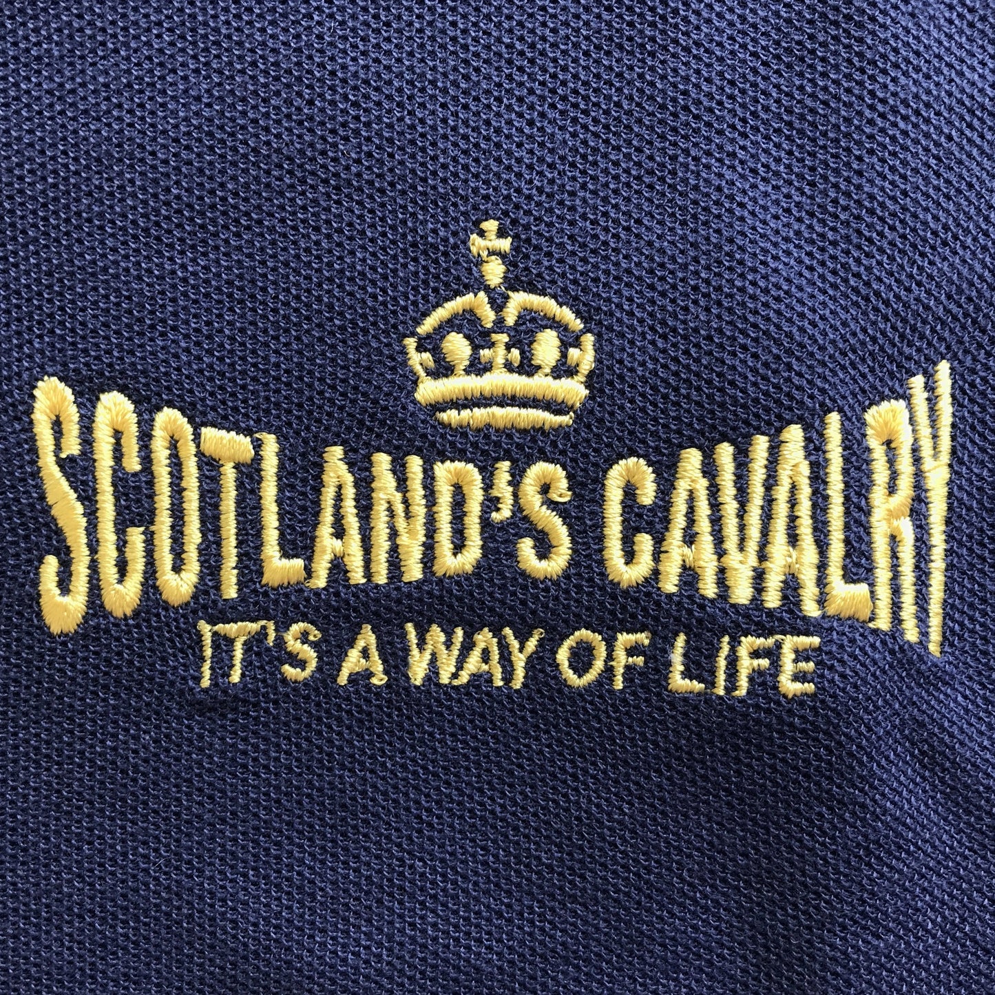 Scotland's Cavalry It's a Way of Life Embroidered Badge