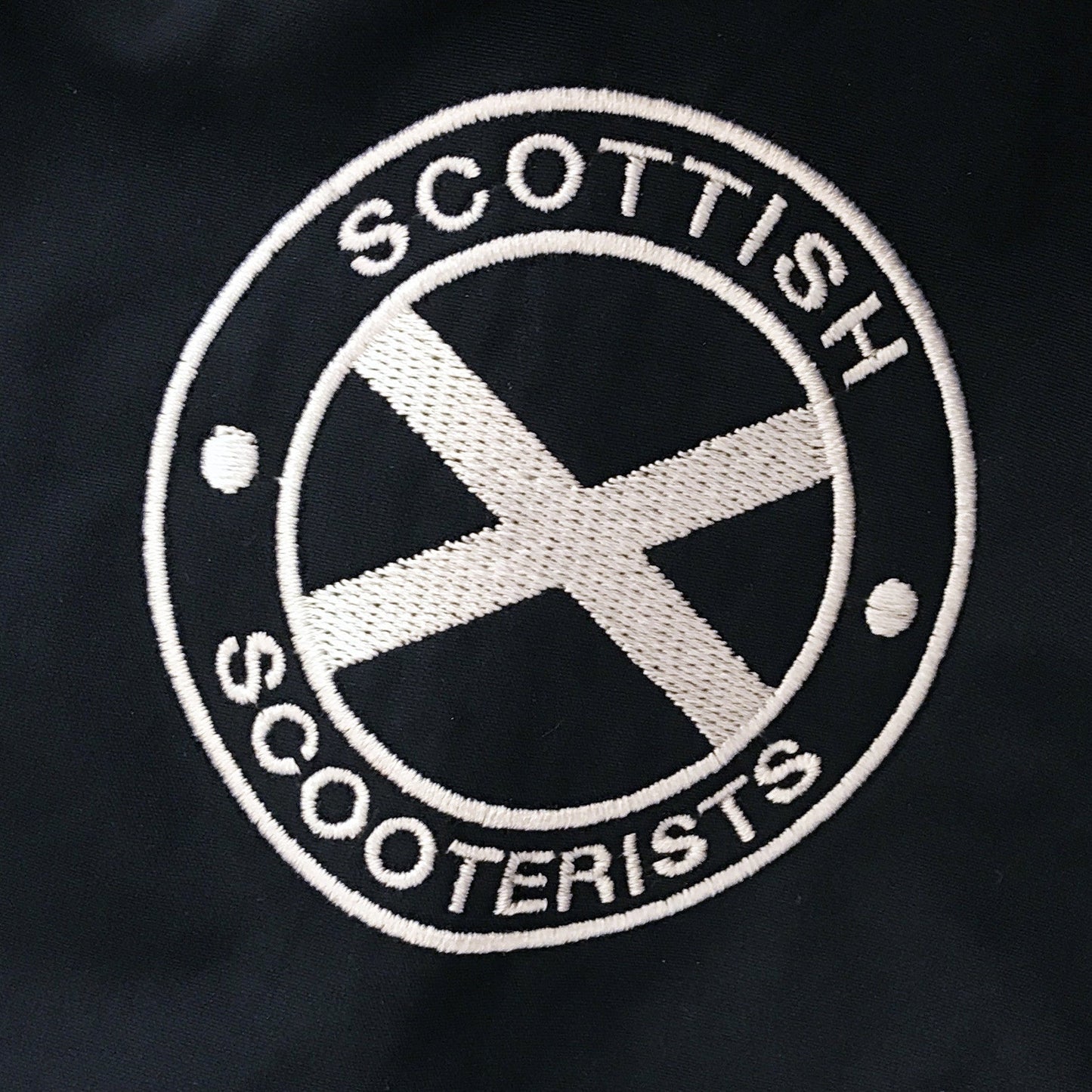 Scottish Scooterists Embroidered Badge
