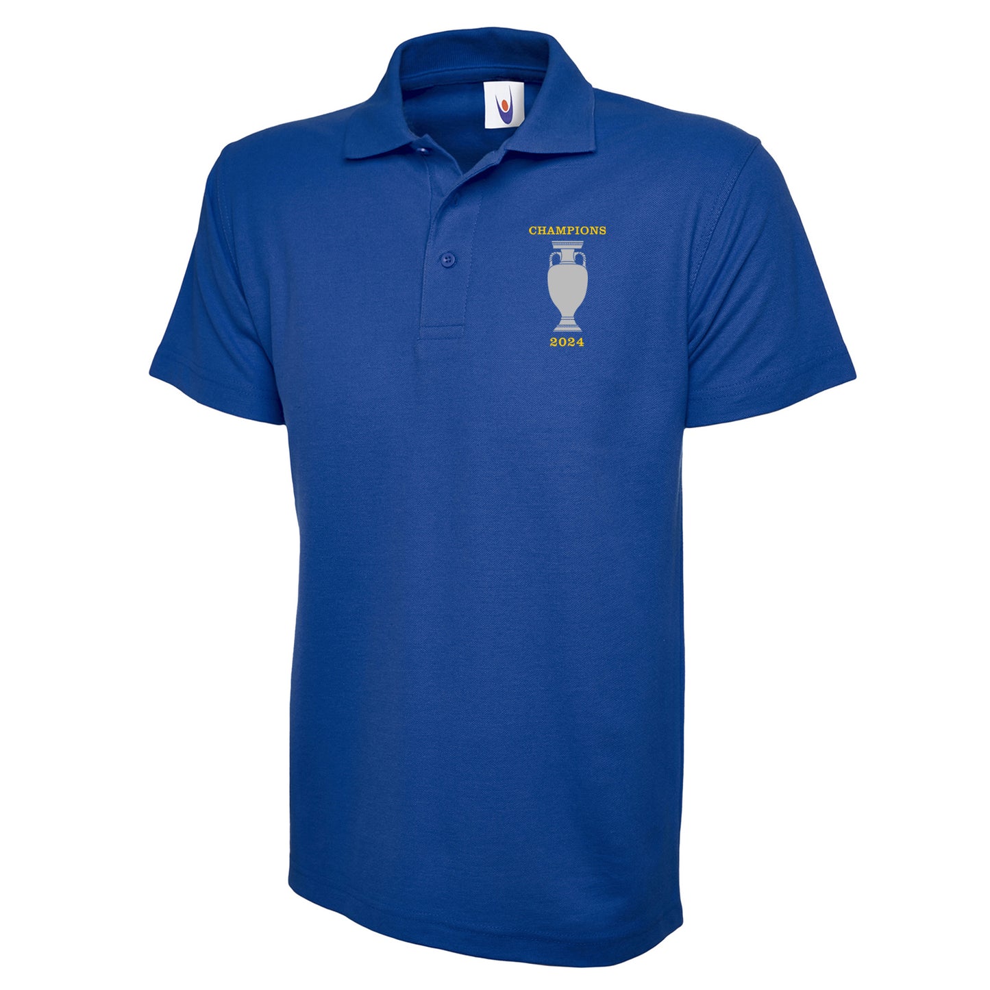 Spain Euro 2024 Champions Embroidered Classic Polo Shirt