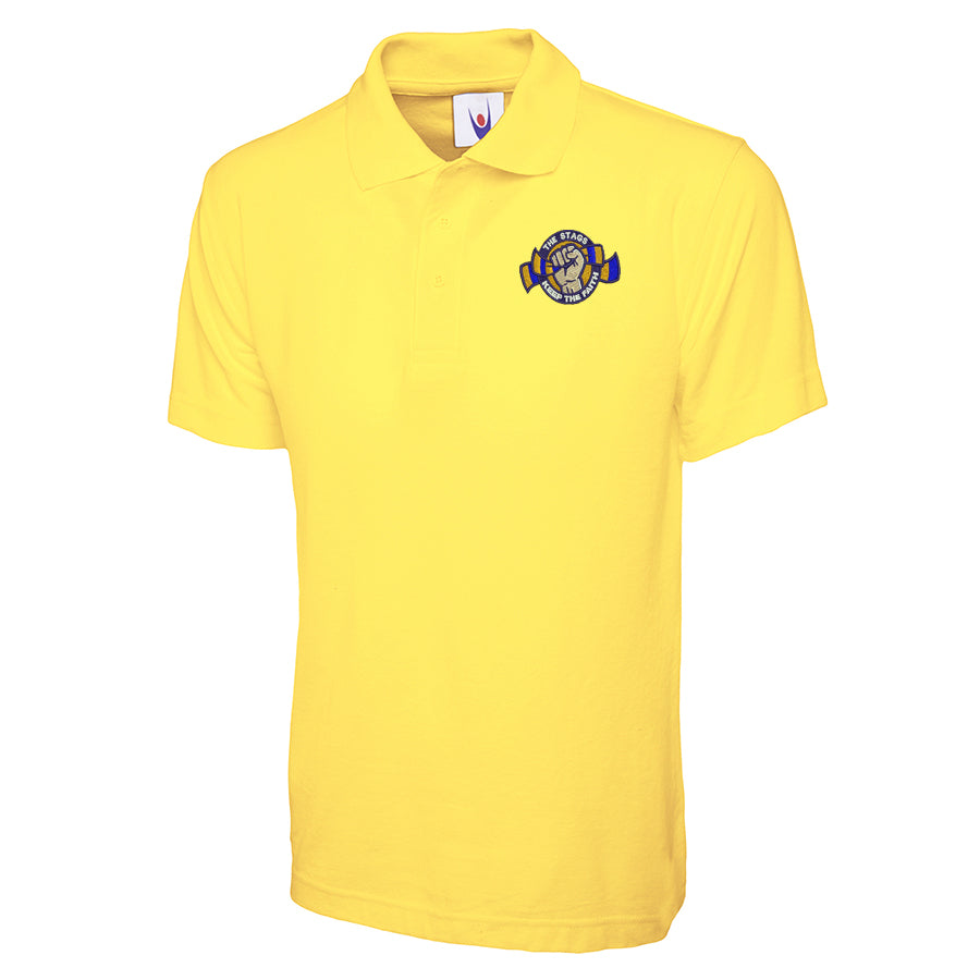 The Stags Keep The Faith Embroidered Classic Polo Shirt
