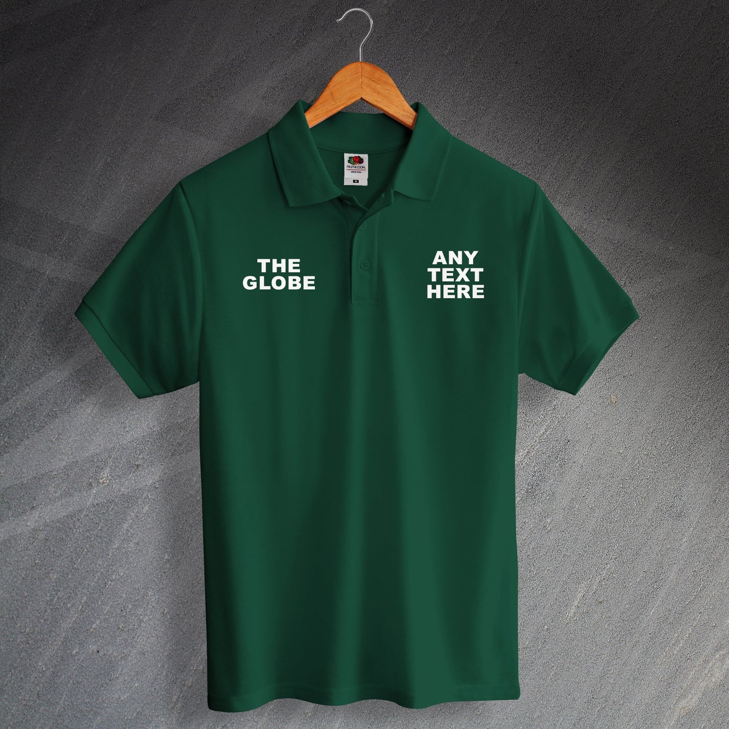 Personalised The Globe Polo Shirt