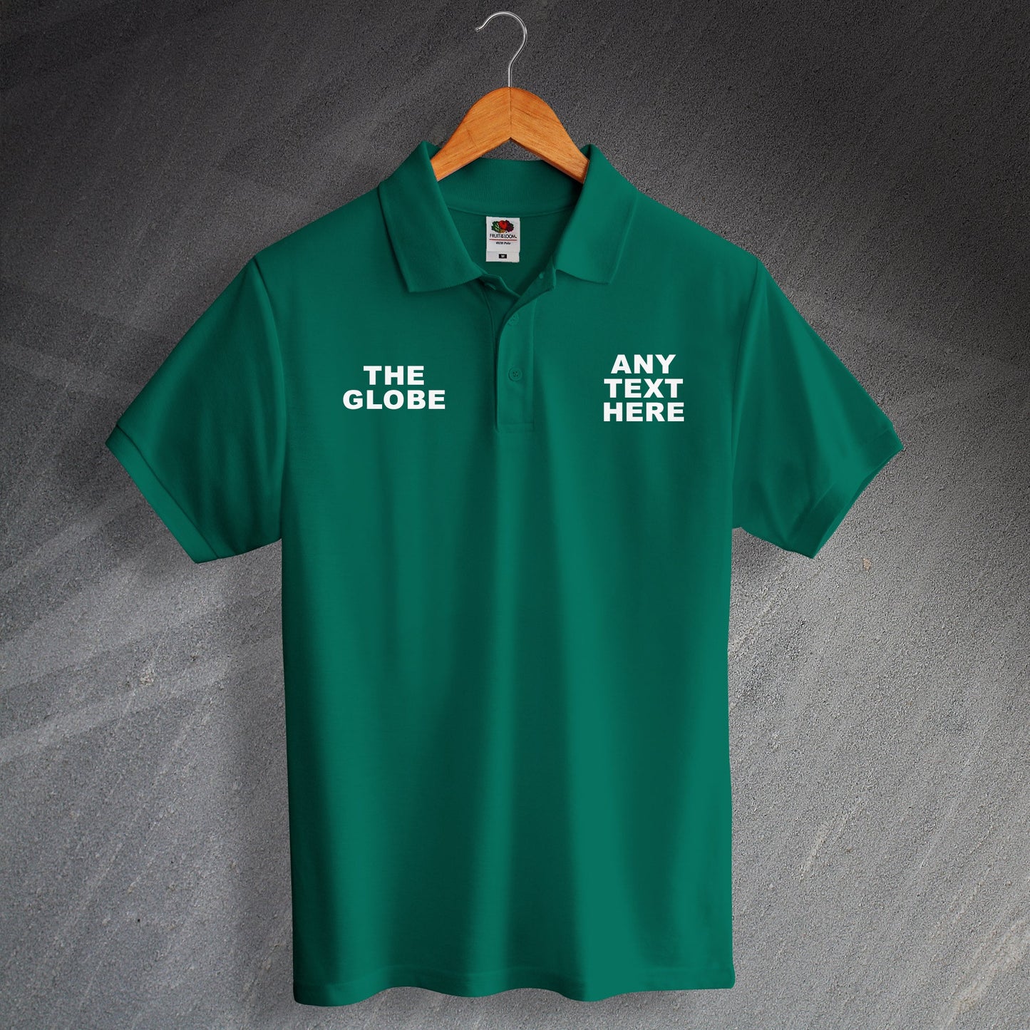 Personalised The Globe Polo Shirt
