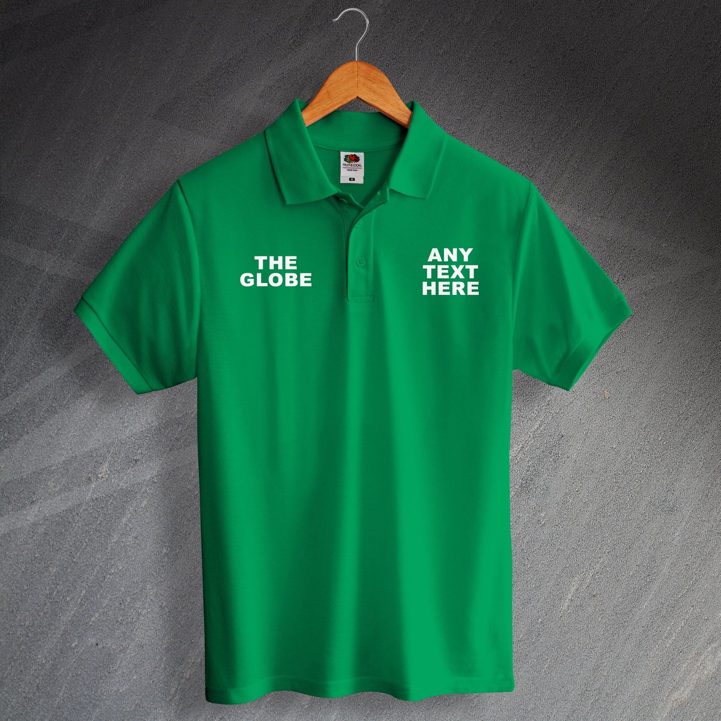 Personalised The Globe Polo Shirt
