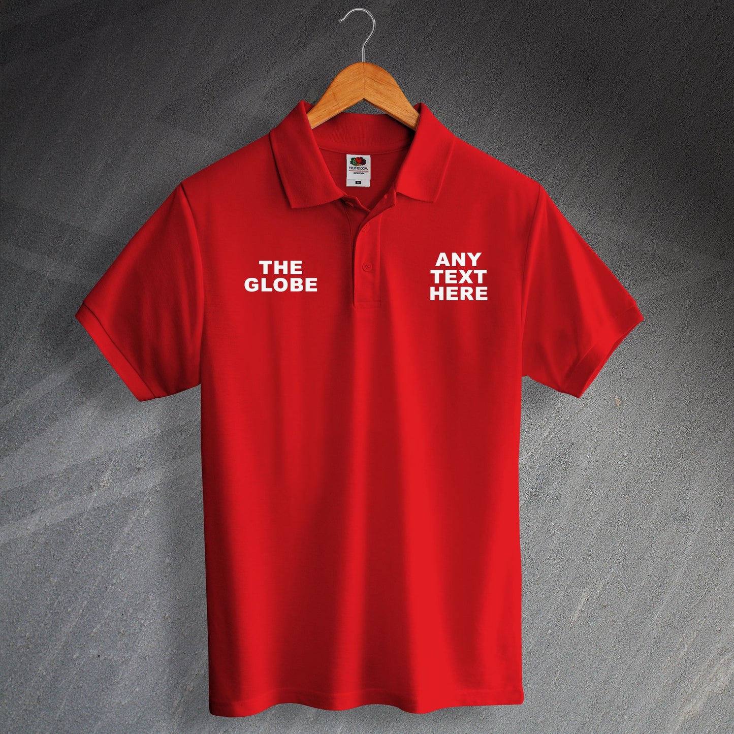 Personalised The Globe Polo Shirt