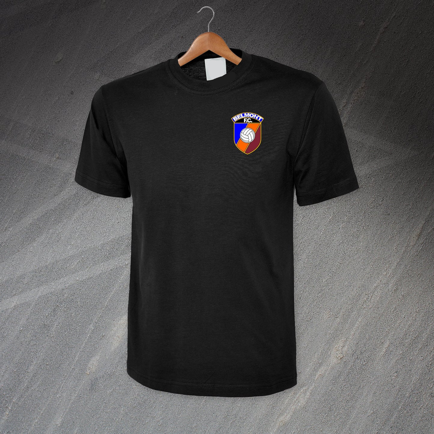 Retro Belmont FC Embroidered T-Shirt