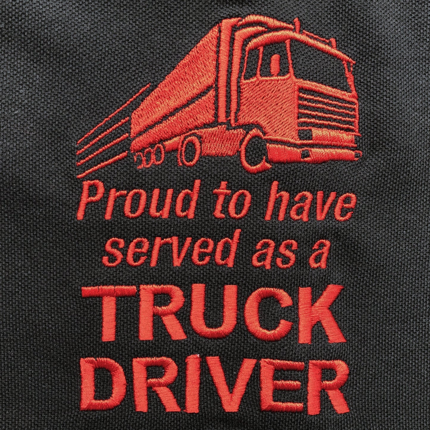 Truck Driver Embroidered Badge