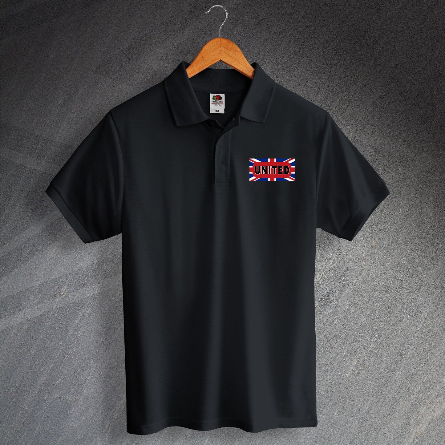 United Football Flag Polo Shirt