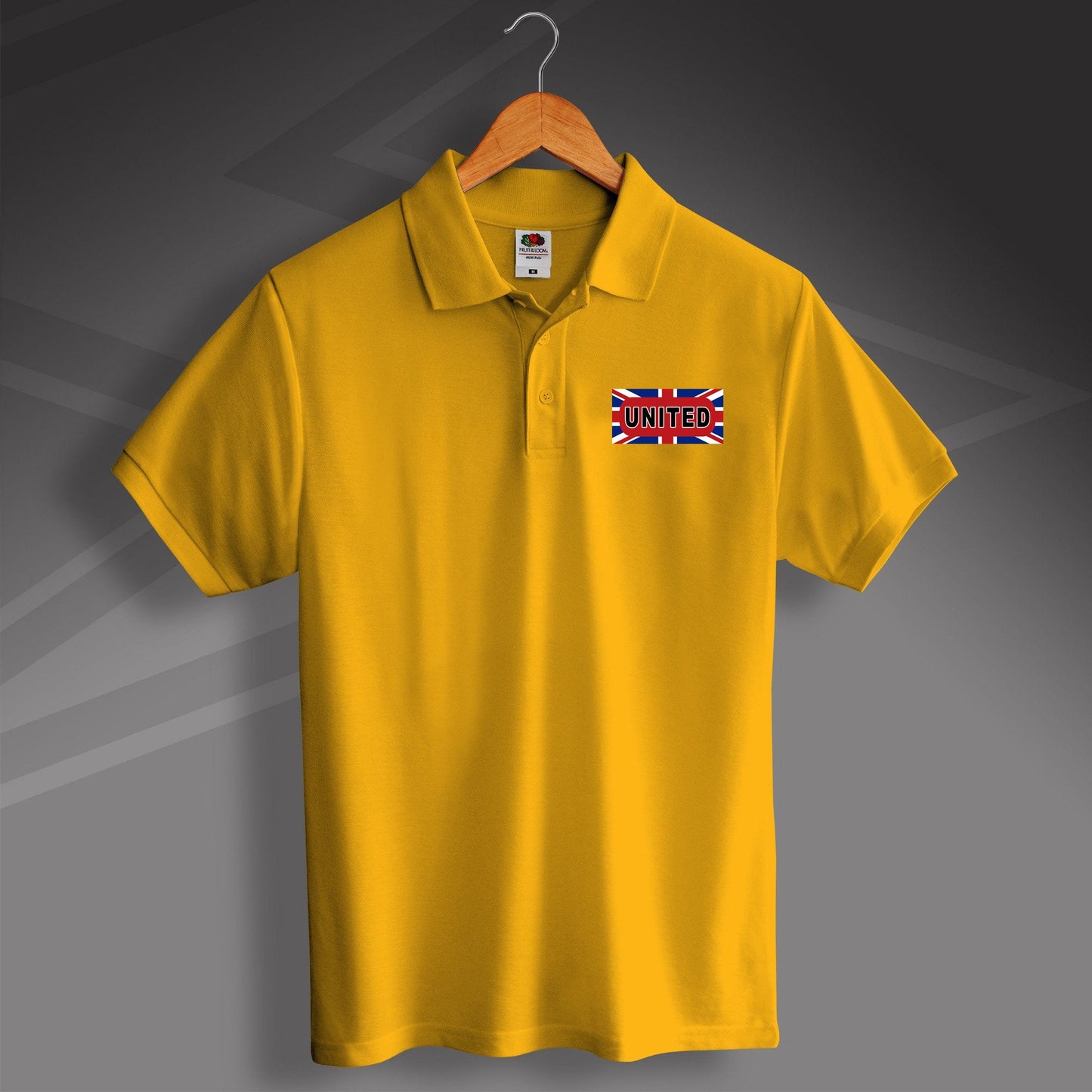 United Football Flag Polo Shirt