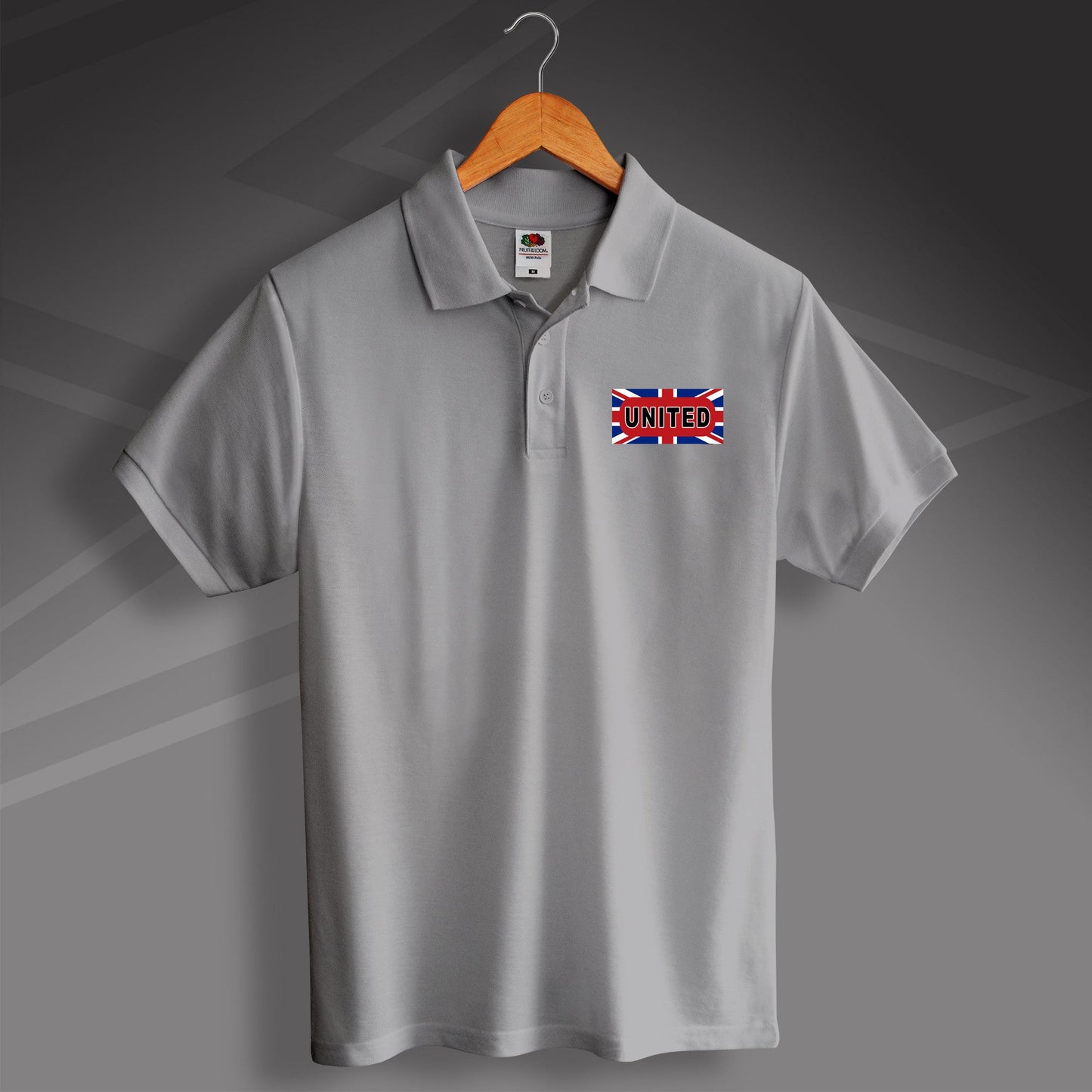 United Football Flag Polo Shirt