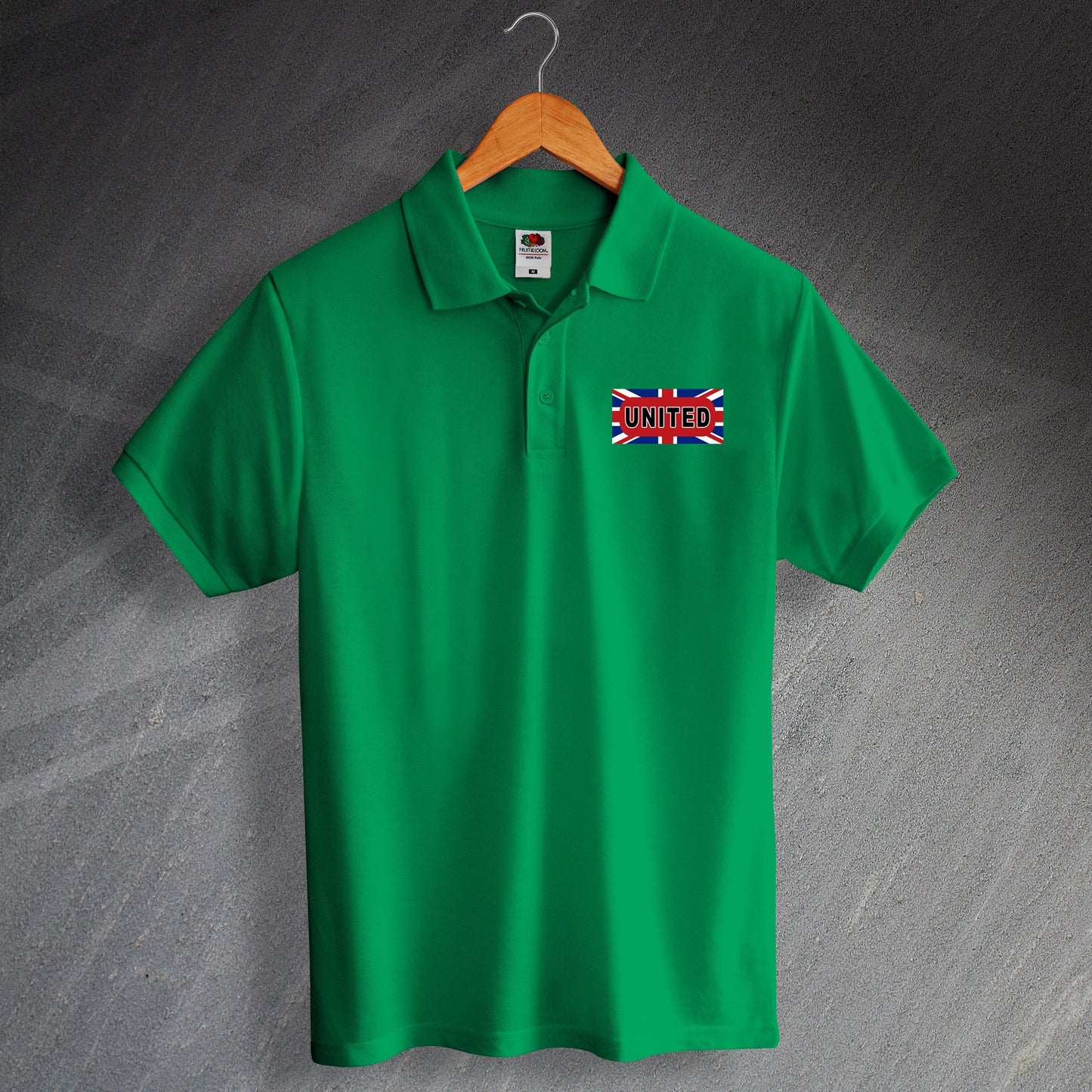 United Football Flag Polo Shirt