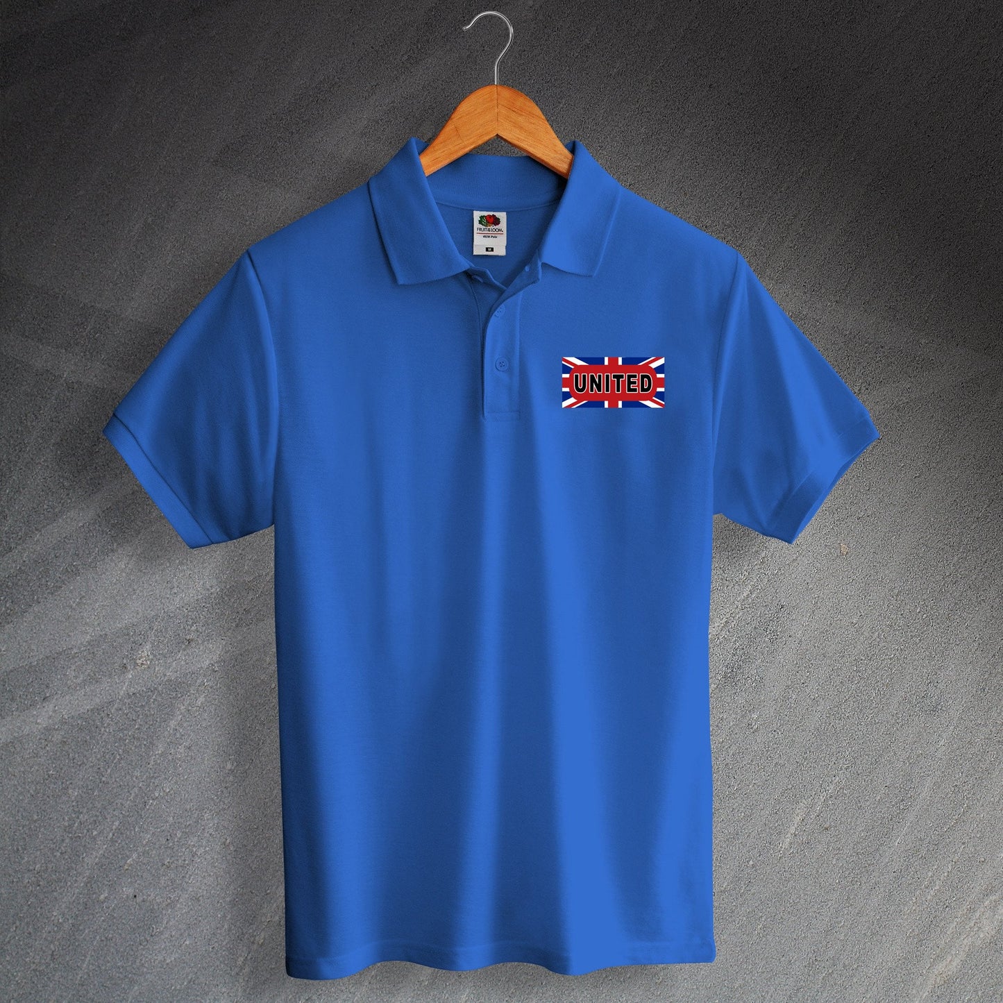 United Football Flag Polo Shirt