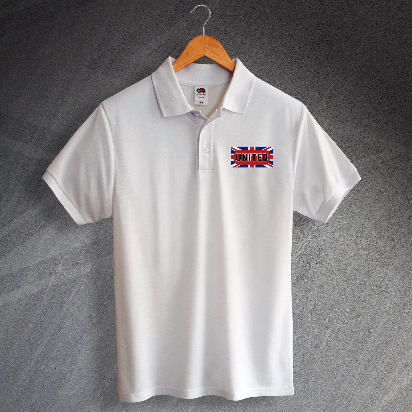 United Football Flag Polo Shirt