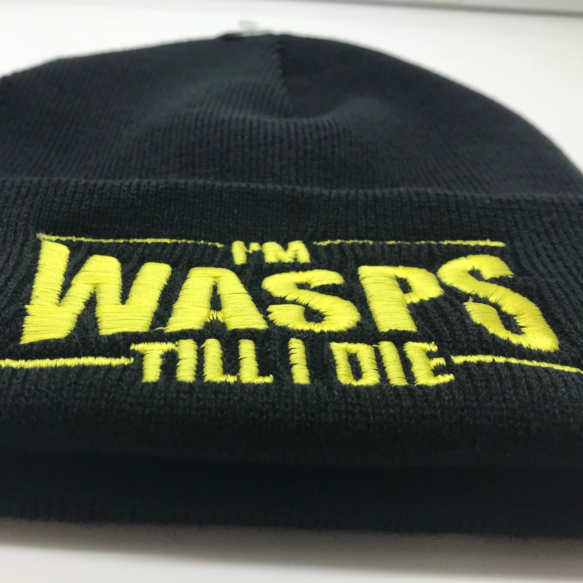 Wasps Rugby Beanie Hat