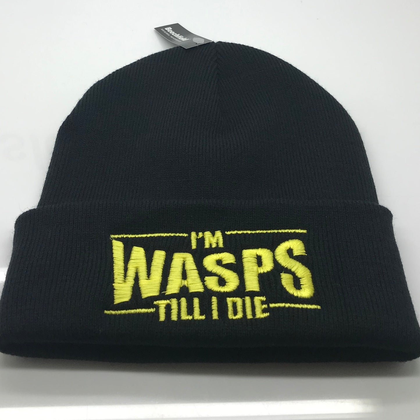 Wasps Rugby Beanie Hat