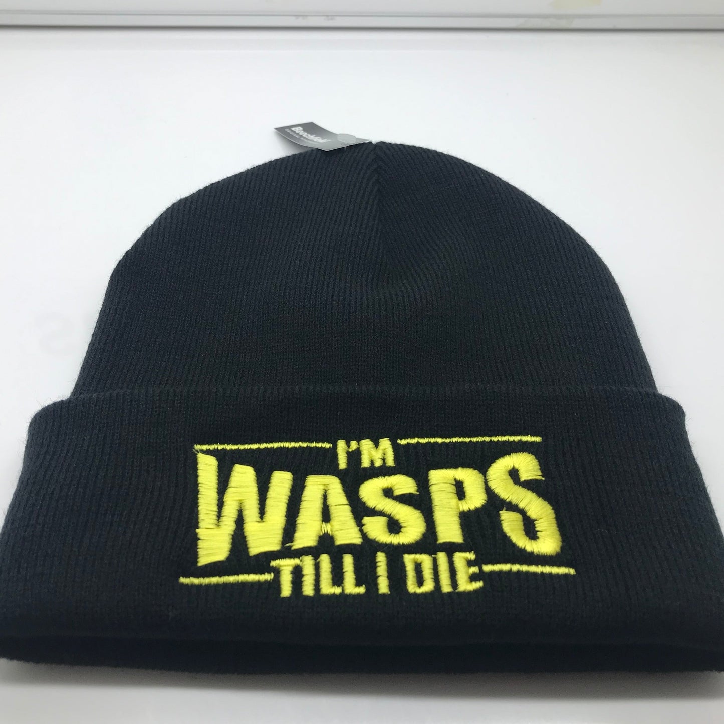 Wasps Rugby Beanie Hat