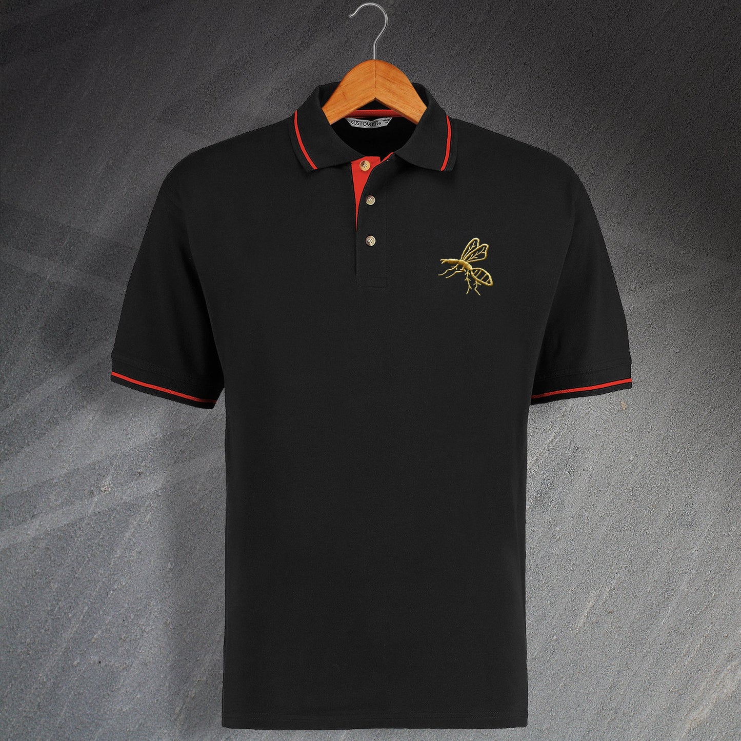 Retro Wasps Rugby Polo Shirt