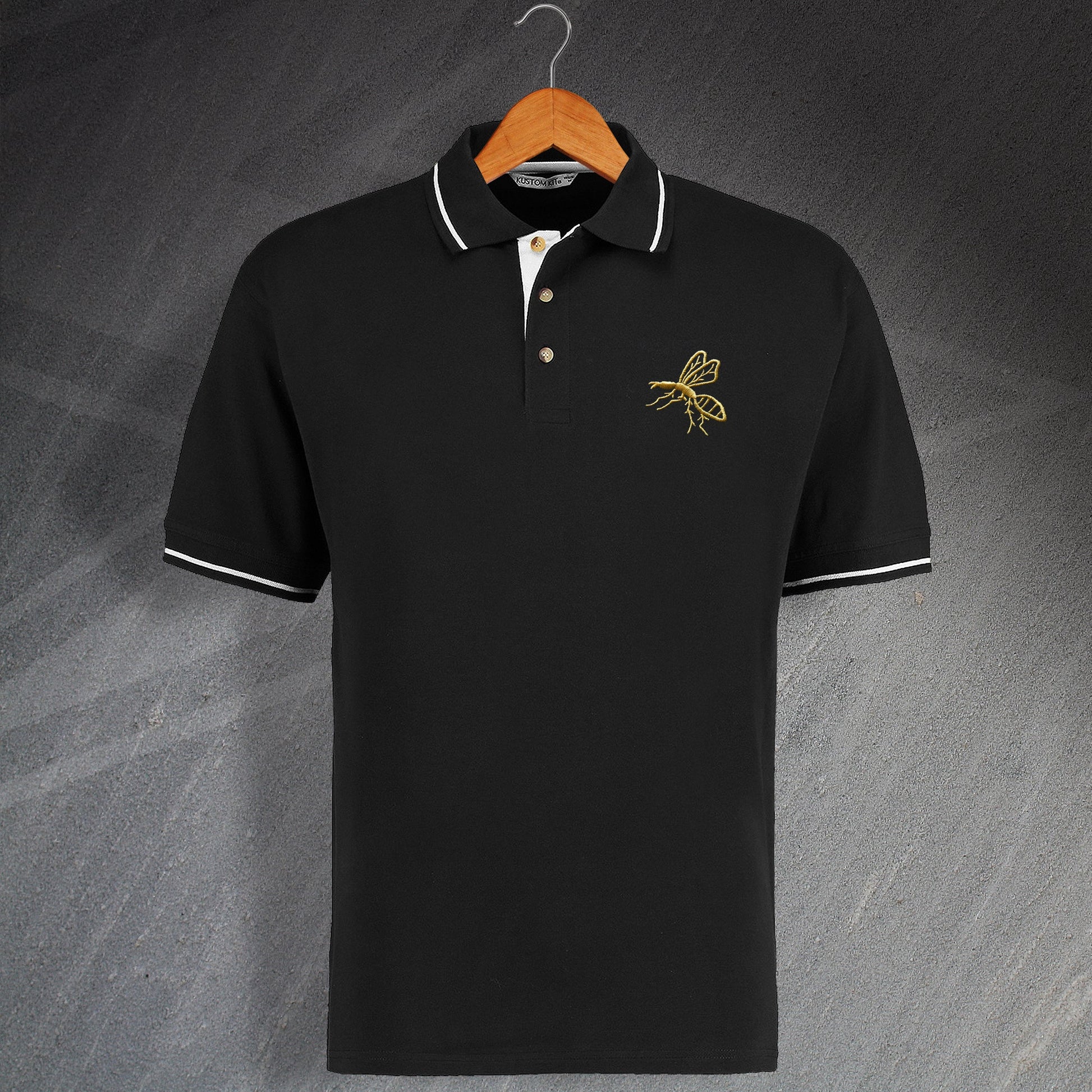 Retro Wasps Rugby Polo Shirt