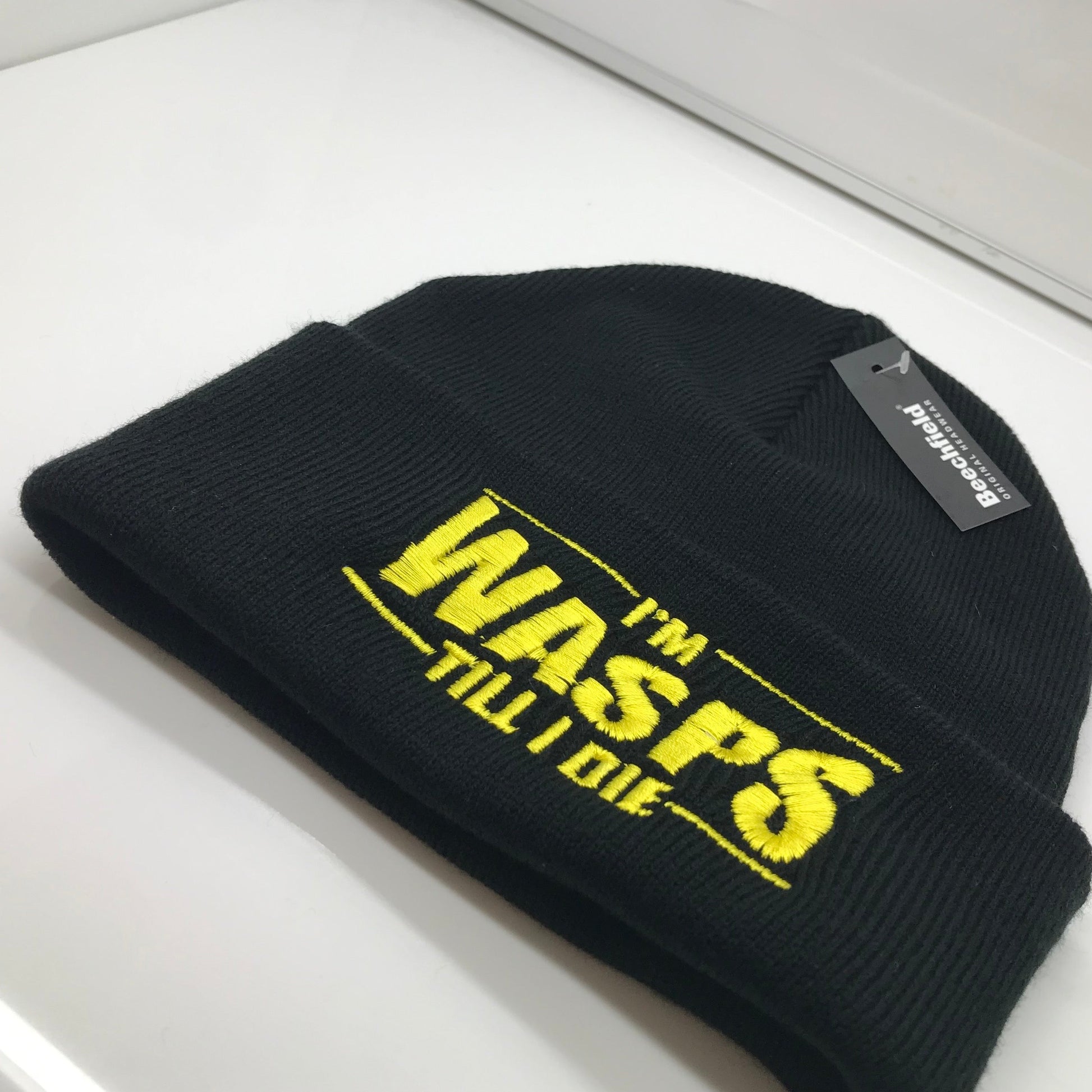 Wasps Rugby Beanie Hat