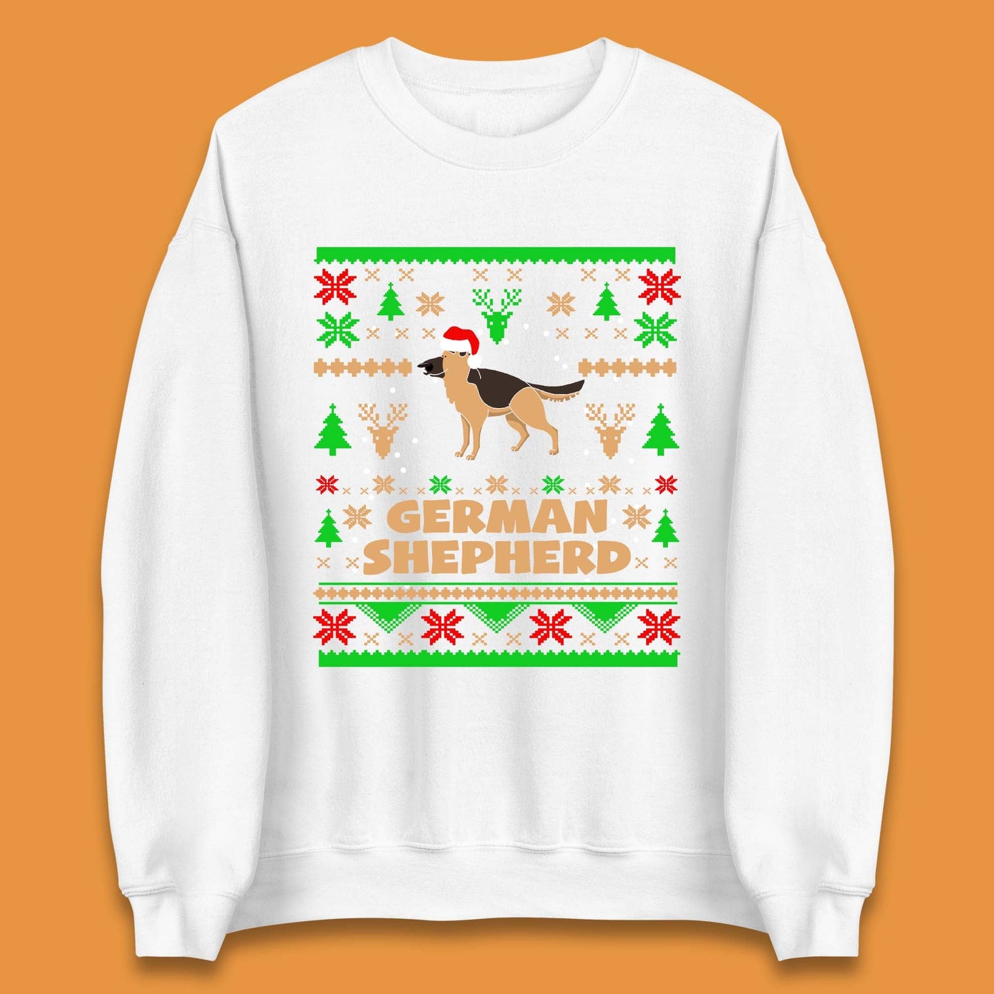 German Shepherd Christmas Jumper UK