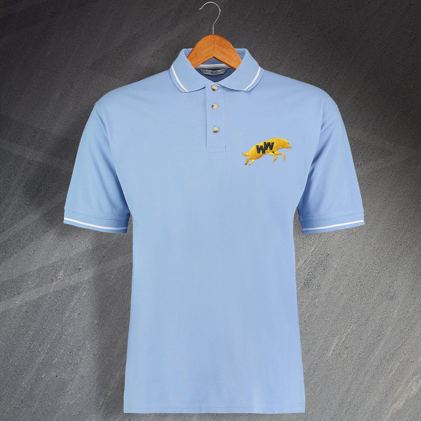 Retro Wolves Polo Shirt