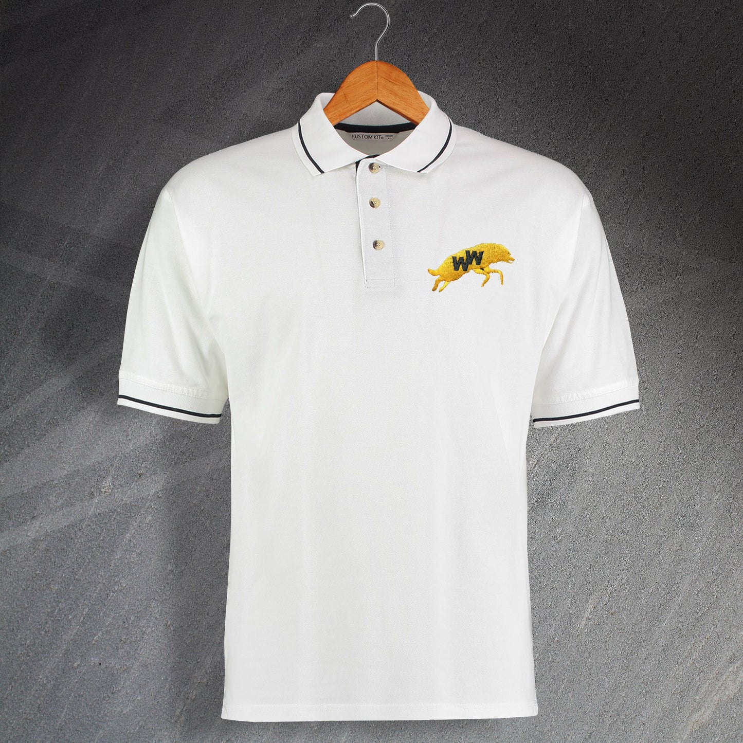 Retro Wolves Polo Shirt