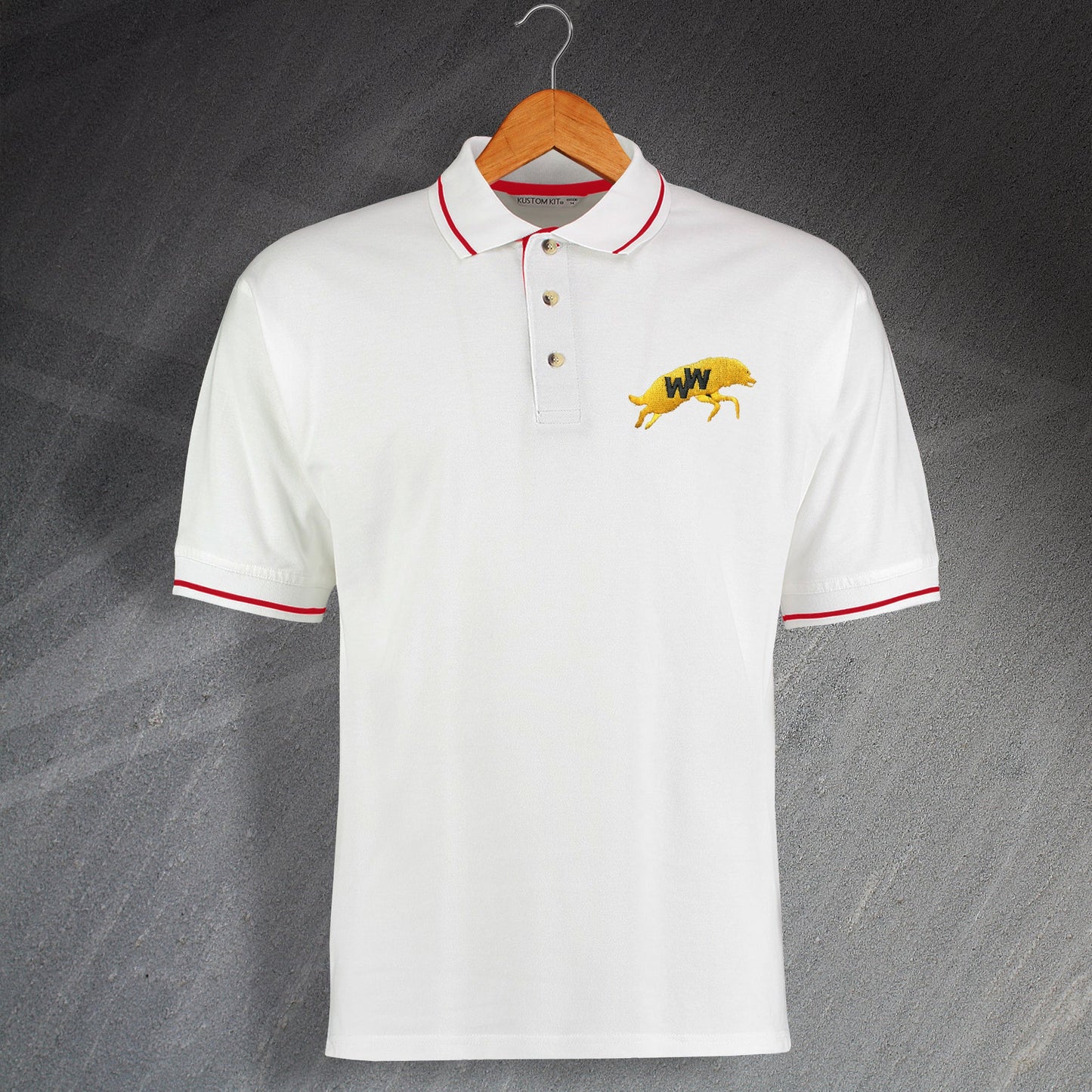 Retro Wolves Polo Shirt