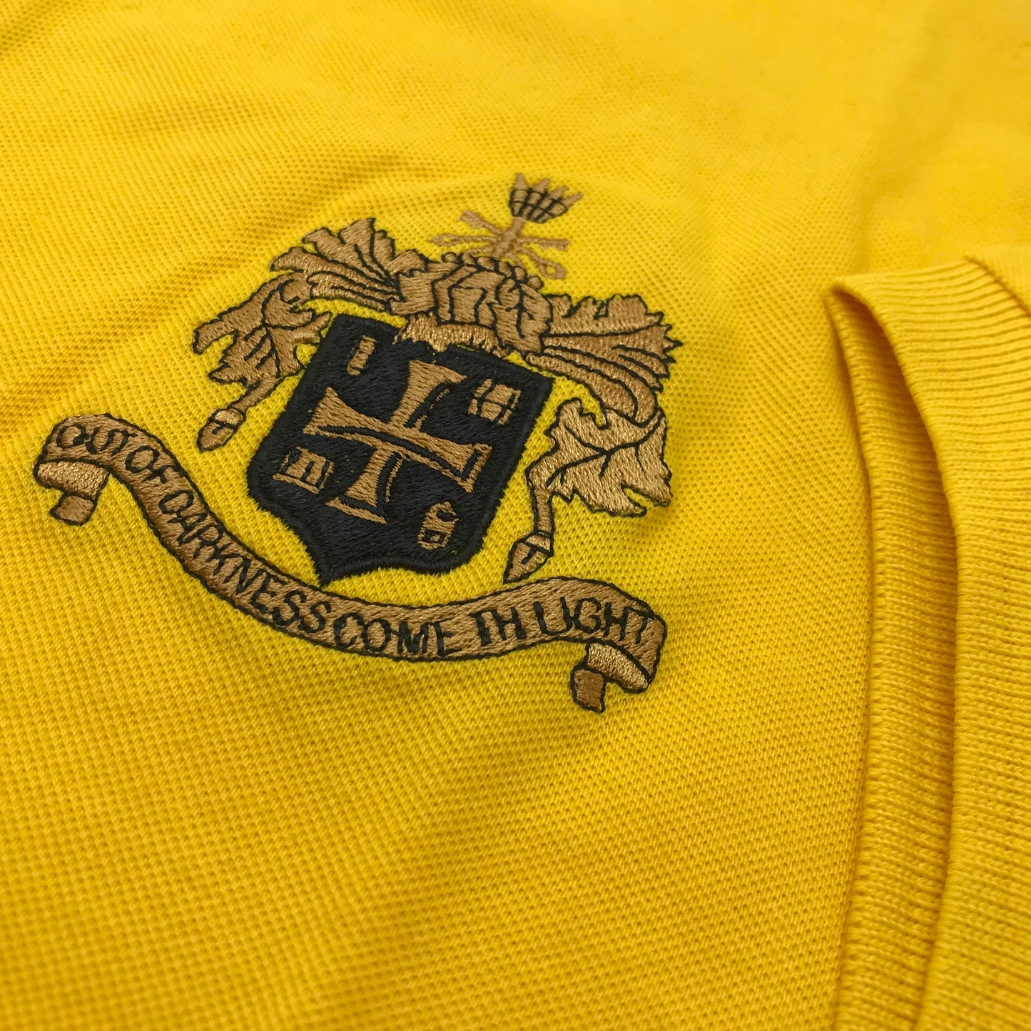 Retro Wolves Football Polo Shirt