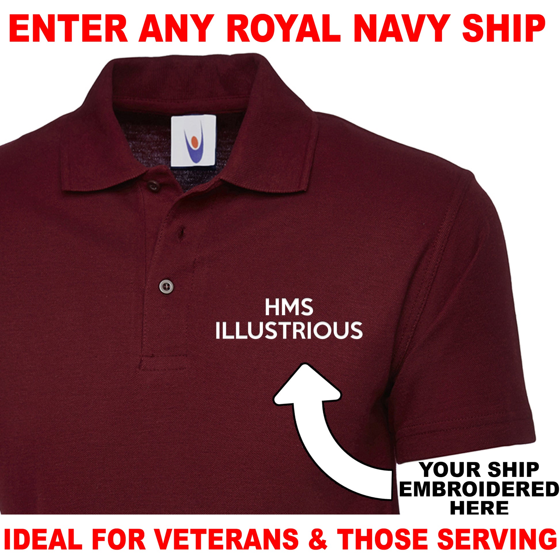 HMS Illustrious Polo Shirt