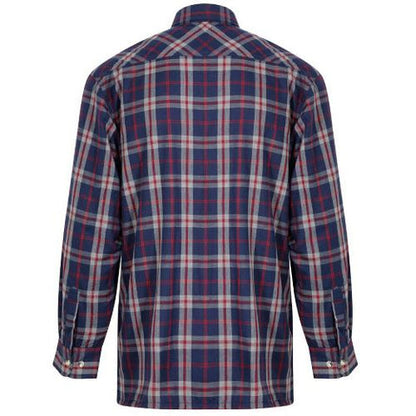 Mens Fleece Lined Check Shirt