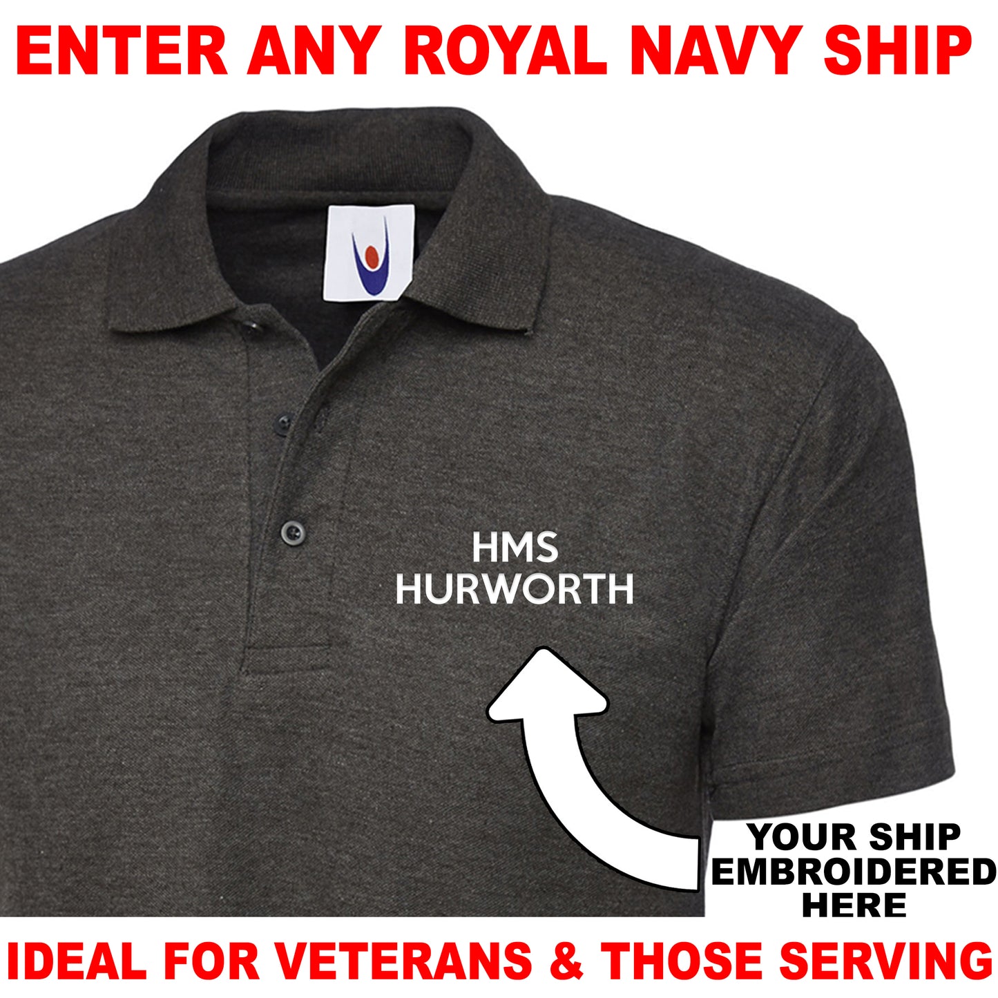 HMS Hurworth Polo Shirt
