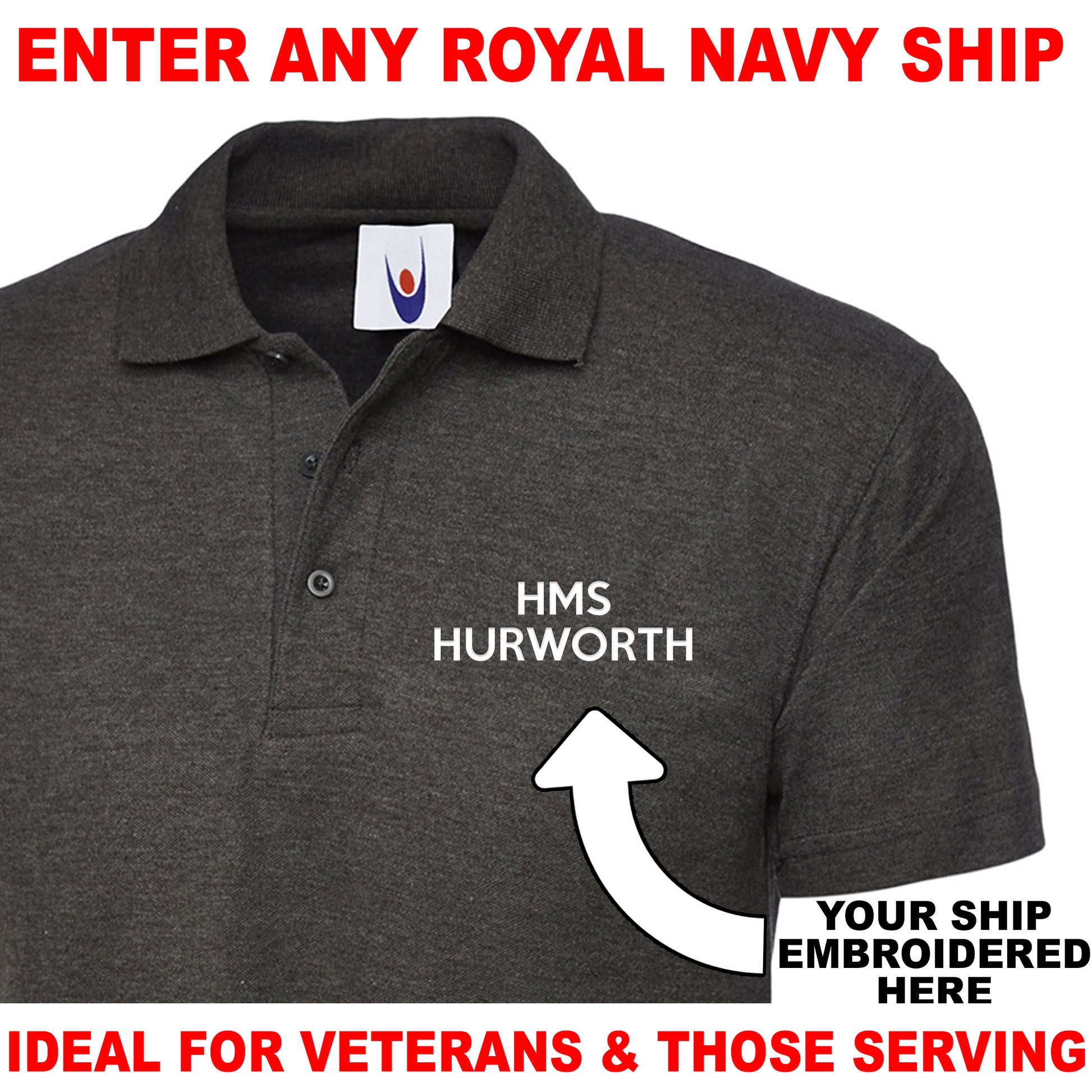 HMS Hurworth Polo Shirt