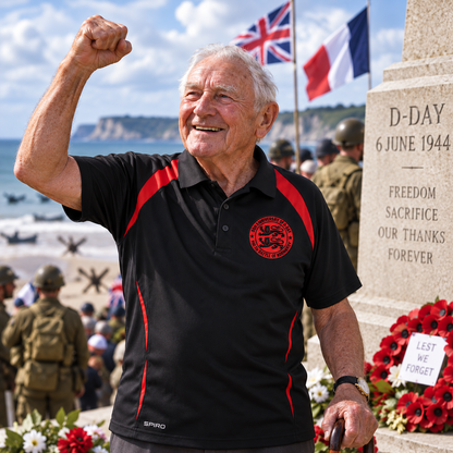 83rd Anniversary of D-Day The Battle of Normandy Polo Shirt